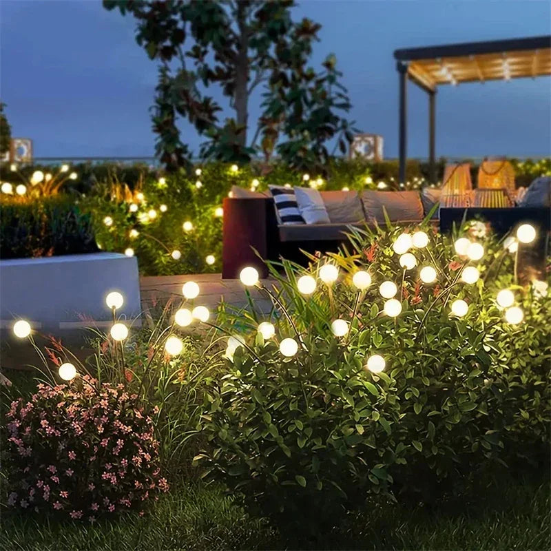solar lights garden