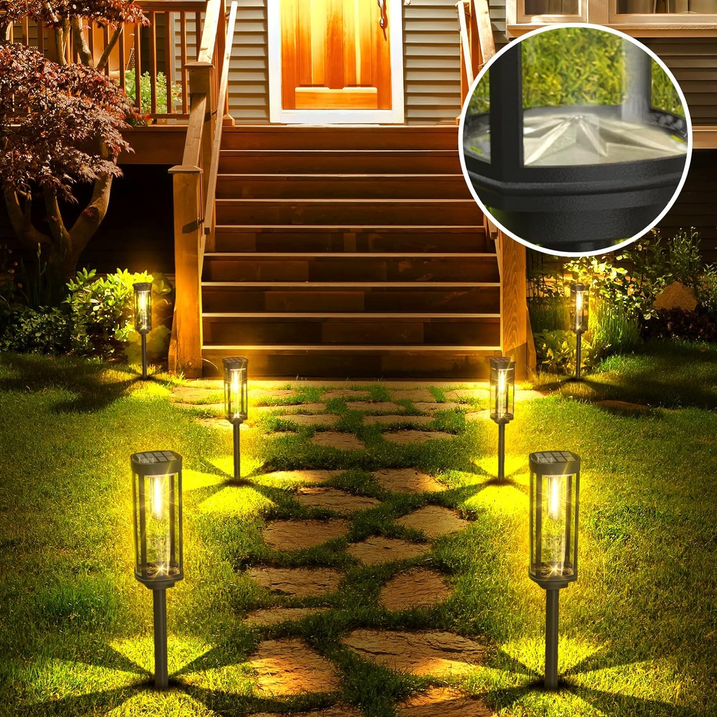 Warm White Pathway Lights